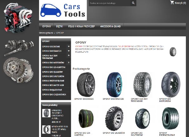 SKLEP Z TANIMI OPONAMI